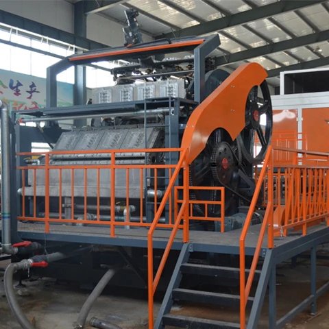 Nice Quality Pulp Molding Production Line Paper Recycling Equipment Reciprocating Egg Tray Making Machine for Distributor